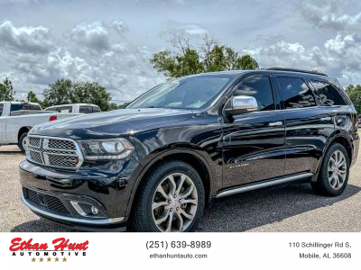 2017 DODGE DURANGO BLACK for sale