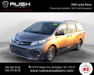 Buy Quality Pre-Owned 2020 TOYOTA SIENNA VAN V6, 3.5 LITER XLE MINIVAN 4D - Rush Auto Sales located in Burlington, NC