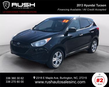 Buy Quality Pre-Owned 2013 HYUNDAI TUCSON SUV 4-CYL, 2.0 LITER GL SPORT UTILITY 4D - Rush Auto Sales located in Burlington, NC