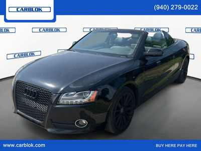 2011 AUDI A5 CONVERTIBLE 4-CYL, TURBO, 2.0 LITER 2.0T PREMIUM CABRIOLET 2D
