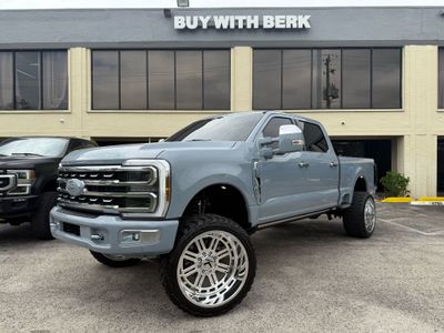 2024 FORD F250 SUPER DUTY CREW CAB PICKUP V8, HO, TURBO DIESEL, 6.7 LITER PLATINUM PICKUP 4D 6 3/4 FT