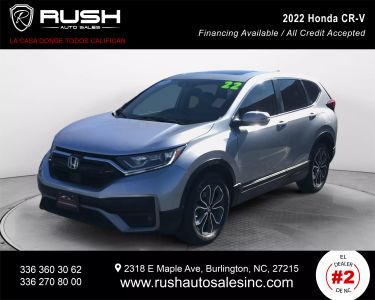 Buy Quality Pre-Owned 2022 HONDA CR-V SUV 4-CYL, TURBO, 1.5 LITER EX-L SPORT UTILITY 4D - Rush Auto Sales located in Burlington, NC