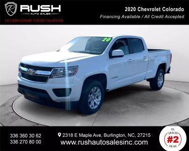 Buy Quality Pre-Owned 2020 CHEVROLET COLORADO CREW CAB PICKUP V6, VVT, 3.6 LITER LT PICKUP 4D 6 FT - Rush Auto Sales located in Burlington, NC
