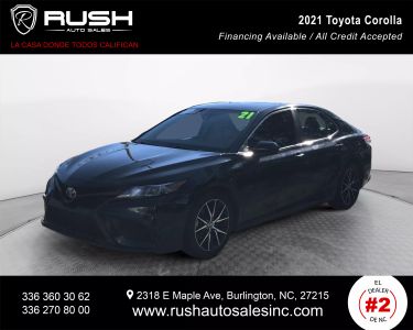 Buy Quality Pre-Owned 2021 TOYOTA CAMRY SEDAN 4-CYL, 2.5 LITER SE SEDAN 4D - Rush Auto Sales located in Burlington, NC