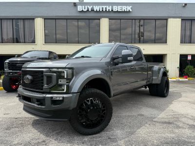 2022 FORD F450 SUPER DUTY CREW CAB PICKUP V8, TURBO DIESEL, 6.7 LITER PLATINUM PICKUP 4D 8 FT