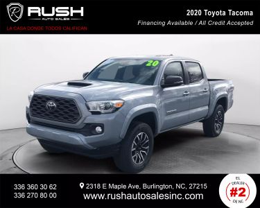Buy Quality Pre-Owned 2020 TOYOTA TACOMA DOUBLE CAB PICKUP V6, 3.5 LITER SR PICKUP 4D 5 FT - Rush Auto Sales located in Burlington, NC