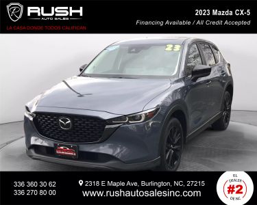 Buy Quality Pre-Owned 2023 MAZDA CX-5 SUV 4-CYL, SKYACTIV-G, 2.5 LITER 2.5 S CARBON EDITION SPORT UTILITY 4D - Rush Auto Sales located in Burlington, NC