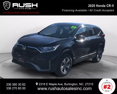 Buy Quality Pre-Owned 2020 HONDA CR-V SUV 4-CYL, TURBO, 1.5 LITER LX SPORT UTILITY 4D - Rush Auto Sales located in Burlington, NC