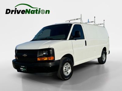 2017 CHEVROLET EXPRESS 3500 CARGO CARGO V8, FLEX FUEL, 6.0 LITER REGULAR VAN 3D