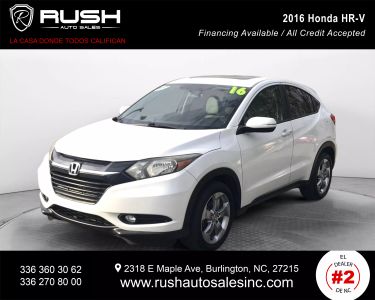 Buy Quality Pre-Owned 2016 HONDA HR-V SUV 4-CYL, I-VTEC, 1.8 LITER EX SPORT UTILITY 4D - Rush Auto Sales located in Burlington, NC