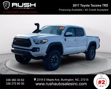 Buy Quality Pre-Owned 2017 TOYOTA TACOMA DOUBLE CAB PICKUP V6, 3.5 LITER SR5 PICKUP 4D 5 FT - Rush Auto Sales located in Burlington, NC
