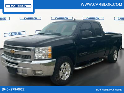2012 CHEVROLET SILVERADO 1500 EXTENDED CAB PICKUP V8, FLEX FUEL, 5.3 LITER LT PICKUP 4D 6 1/2 FT