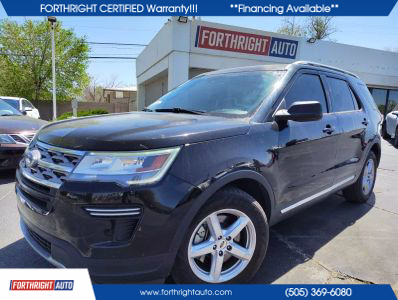 2018 FORD EXPLORER SUV V6, 3.5 LITER XLT SPORT UTILITY 4D