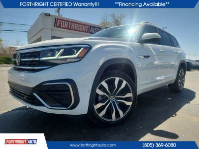2022 VOLKSWAGEN ATLAS SUV V6, 3.6 LITER SEL PREMIUM R-LINE 4MOTION SPORT UTILITY 4D