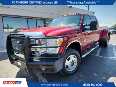 2015 FORD F350 SUPER DUTY CREW CAB PICKUP V8, TURBO DIESEL, 6.7L LARIAT PICKUP 4D 8 FT