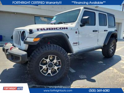 2021 JEEP WRANGLER UNLIMITED SUV V6, VVT, 3.6 LITER RUBICON SPORT UTILITY 4D