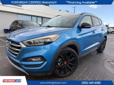 2017 HYUNDAI TUCSON SUV 4-CYL, TURBO, 1.6 LITER NIGHT SPORT UTILITY 4D