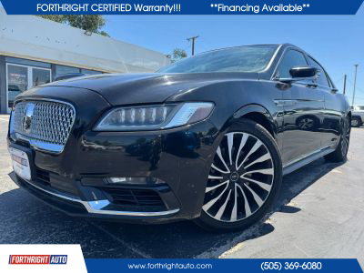 2017 LINCOLN CONTINENTAL SEDAN V6, TWIN TURBO, 3.0 LITER BLACK LABEL SEDAN 4D