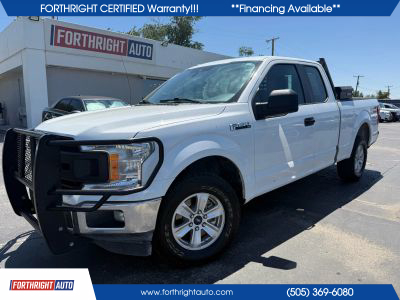 2019 FORD F150 SUPER CAB PICKUP V8, FLEX FUEL, 5.0 LITER XL PICKUP 4D 6 1/2 FT