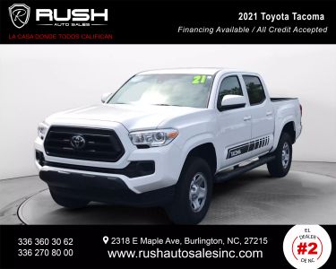 Buy Quality Pre-Owned 2021 TOYOTA TACOMA DOUBLE CAB PICKUP V6, 3.5 LITER SR PICKUP 4D 5 FT - Rush Auto Sales located in Burlington, NC