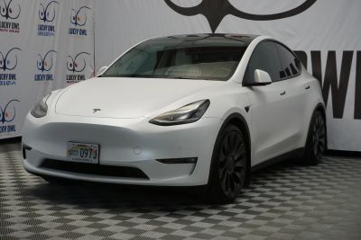 2021 TESLA MODEL Y SUV DUAL AC ELECTRIC MOTORS PERFORMANCE SPORT UTILITY 4D