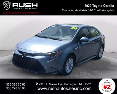 Buy Quality Pre-Owned 2020 TOYOTA COROLLA SEDAN 4-CYL, 1.8 LITER LE SEDAN 4D - Rush Auto Sales located in Burlington, NC