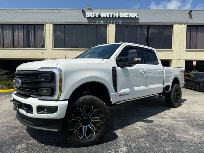 2025 FORD F350 SUPER DUTY CREW CAB PICKUP V8, HO, TURBO DIESEL, 6.7 LITER PLATINUM PICKUP 4D 6 3/4 FT