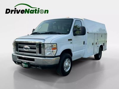 2012 FORD E350 SUPER DUTY CUTAWAY CAB CHASSIS V8, FLEX FUEL, 5.4 LITER VAN CAB-CHASSIS 2D