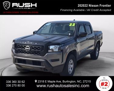 Buy Quality Pre-Owned 2022 NISSAN FRONTIER CREW CAB PICKUP V6, 3.8 LITER S PICKUP 4D 5 FT - Rush Auto Sales located in Burlington, NC