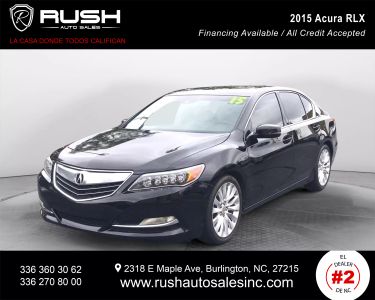 Buy Quality Pre-Owned 2015 ACURA RLX SEDAN V6, I-VTEC, 3.5 LITER SEDAN 4D - Rush Auto Sales located in Burlington, NC