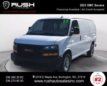 Buy Quality Pre-Owned 2023 GMC SAVANA 2500 CARGO CARGO V6, 4.3 LITER REGULAR VAN 3D - Rush Auto Sales located in Burlington, NC