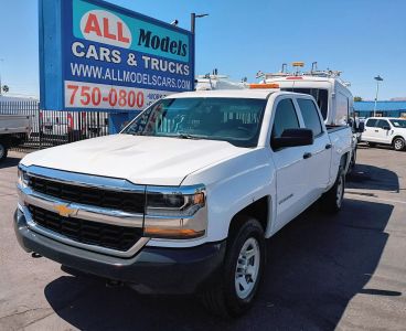 2017 CHEVROLET SILVERADO 1500 CREW CAB PICKUP V8, ECOTEC3, 5.3 LITER WORK TRUCK PICKUP 4D 5 3/4 FT
