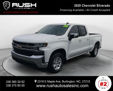 Buy Quality Pre-Owned 2020 CHEVROLET SILVERADO 1500 DOUBLE CAB PICKUP V8, ECOTEC3, DFM, 5.3 LITER LT PICKUP 4D 6 1/2 FT - Rush Auto Sales located in Burlington, NC