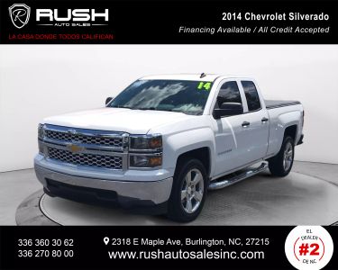 Buy Quality Pre-Owned 2014 CHEVROLET SILVERADO 1500 DOUBLE CAB PICKUP V8, ECOTEC3, FF, 5.3L LT PICKUP 4D 6 1/2 FT - Rush Auto Sales located in Burlington, NC