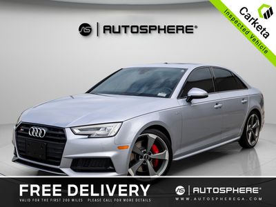 2018 AUDI S4 SEDAN V6, TURBO, 3.0 LITER PREMIUM PLUS SEDAN 4D