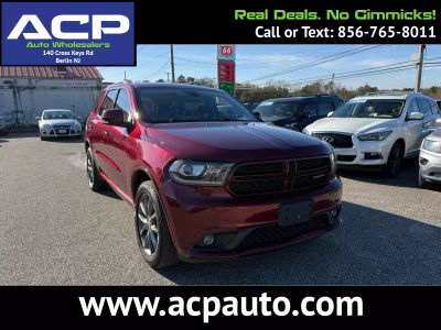 2017 DODGE DURANGO SUV V6, 3.6 LITER GT SPORT UTILITY 4D