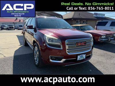2015 GMC ACADIA SUV V6, 3.6 LITER DENALI SPORT UTILITY 4D