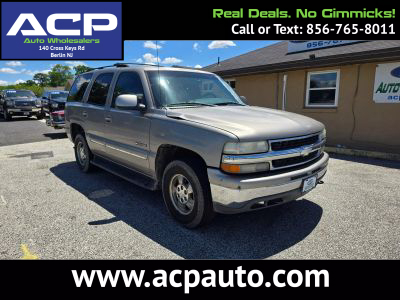 2001 CHEVROLET TAHOE SUV V8, 5.3 LITER SPORT UTILITY 4D