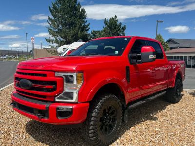 2022 FORD F350 SUPER DUTY CREW CAB PICKUP V8, TURBO DIESEL, 6.7 LITER LARIAT PICKUP 4D 8 FT