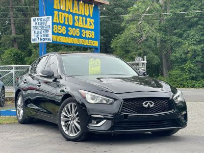 2018 INFINITI Q50 SEDAN V6, TWIN TURBO, 3.0 LITER 3.0T LUXE SEDAN 4D