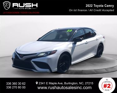 Buy Quality Pre-Owned 2022 TOYOTA CAMRY SEDAN 4-CYL, 2.5 LITER XSE SEDAN 4D - Rush Auto Sales located in Burlington, NC
