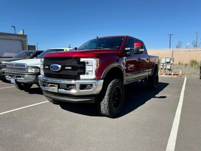 2019 FORD F350 SUPER DUTY CREW CAB PICKUP V8, TURBO DIESEL, 6.7 LITER LARIAT PICKUP 4D 6 3/4 FT