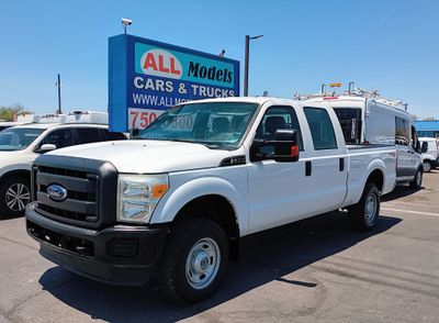 2014 FORD F250 SUPER DUTY CREW CAB PICKUP V8, FLEX FUEL, 6.2 LITER XL PICKUP 4D 6 3/4 FT