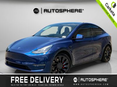 2020 TESLA MODEL Y SUV DUAL AC ELECTRIC MOTORS PERFORMANCE SPORT UTILITY 4D