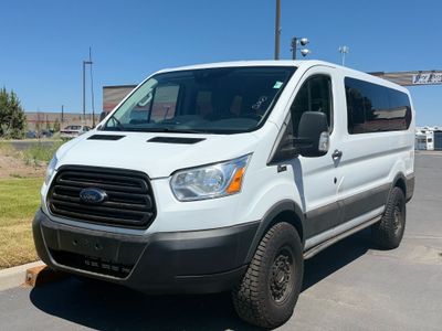 2017 FORD TRANSIT 150 WAGON PASSENGER V6, ECOBOOST, TWIN TURBO, 3.5 LITER XLT W/LOW ROOF W/60/40 SIDE DOOR VAN 3D