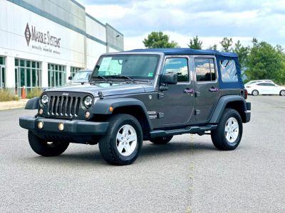 2016 JEEP WRANGLER SUV V6, 3.6 LITER UNLIMITED SPORT S SPORT UTILITY 4D