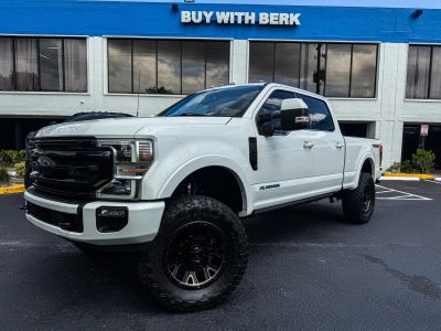2022 FORD F-350 PLATINUM PICKUP V8, TURBO DIESEL, 6.7 LITER PLATINUM PICKUP 4D 6 3/4 FT