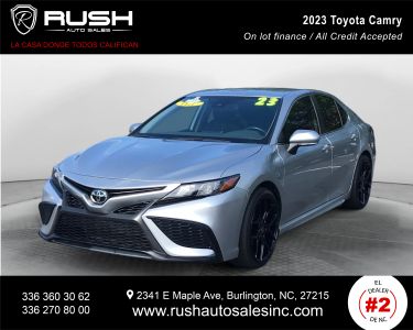 Buy Quality Pre-Owned 2023 TOYOTA CAMRY SEDAN 4-CYL, 2.5 LITER SE SEDAN 4D - Rush Auto Sales located in Burlington, NC