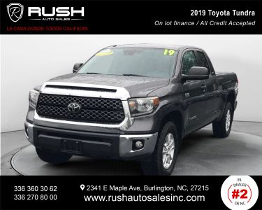 Buy Quality Pre-Owned 2019 TOYOTA TUNDRA DOUBLE CAB PICKUP V8, 5.7 LITER SR PICKUP 4D 6 1/2 FT - Rush Auto Sales located in Burlington, NC
