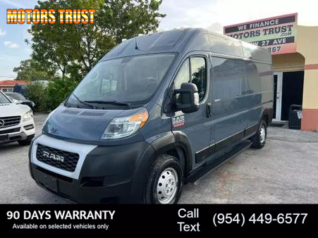 Image of 2019 RAM PROMASTER CARGO VAN 2500 HIGH ROOF VAN 3D